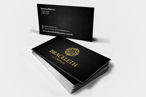 Cartão de visitas Braceleth de Samira