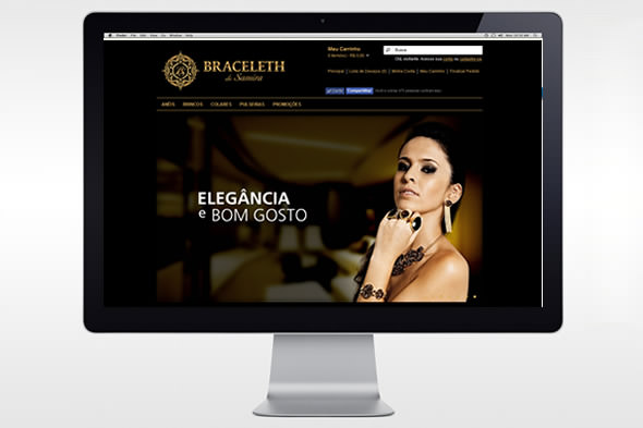 Layout Loja Virtual Braceleth de Samira