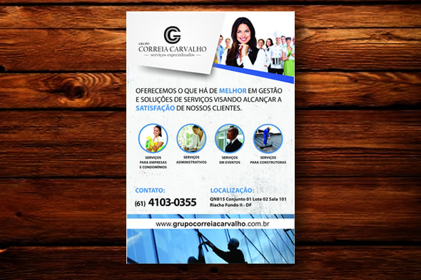 Panfleto Grupo Correia e Carvalho